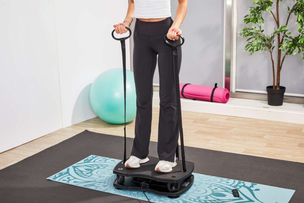 10-minute vibration plate workout with MERACH machine